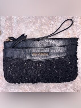 Juicy Couture Black Lace Clutch